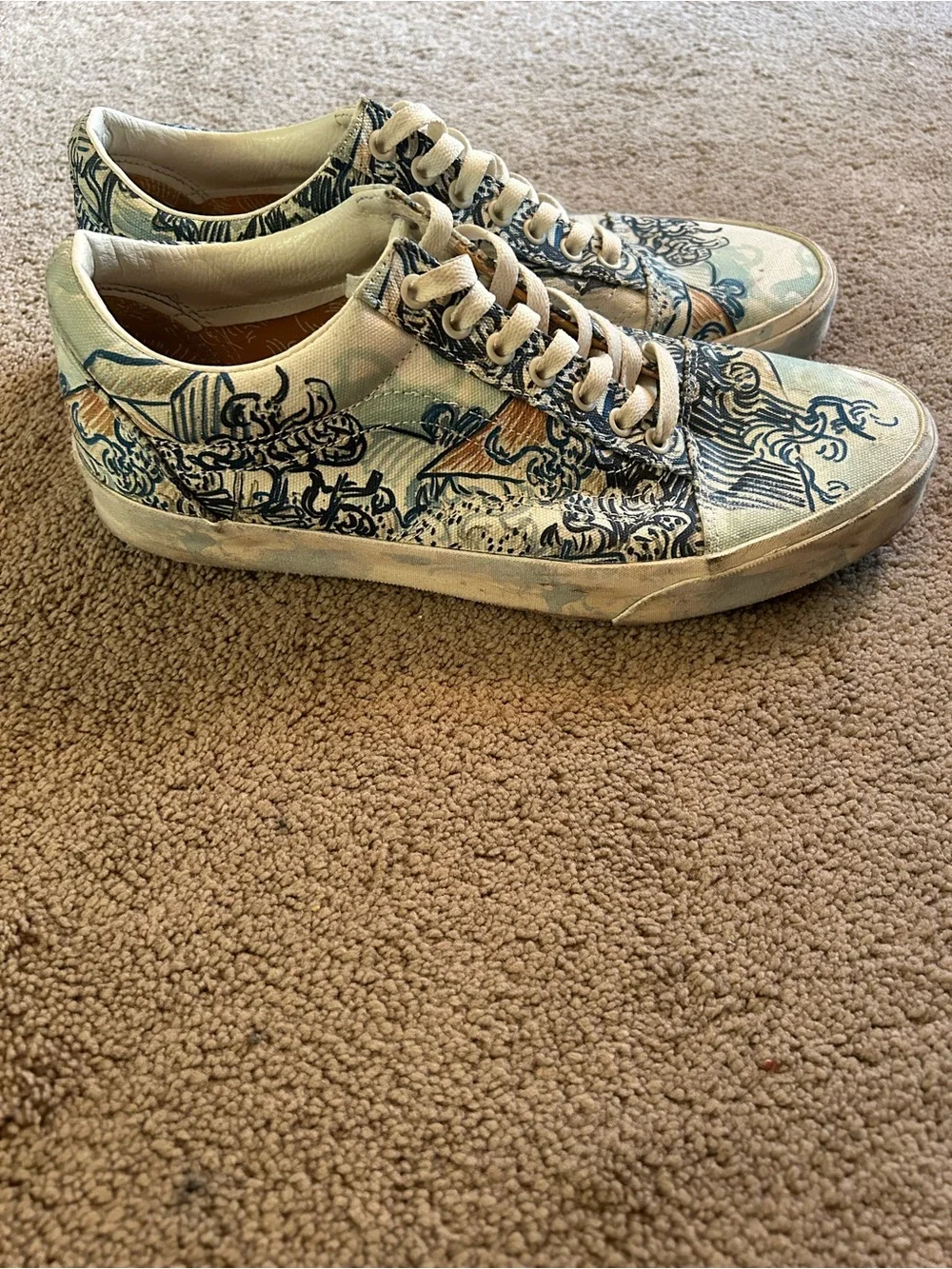 Vans Van Gogh Museum Yellow & White Sneakers